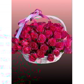 Корзина с цветами 8