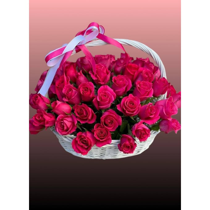 Корзина с цветами 8 Корзина с цветами 8