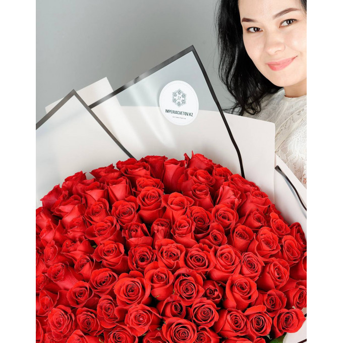 Букет из 101 красной розы Букет из 101 красной розы