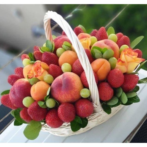 Купить на заказ Корзина с фруктами 12 с доставкой в Жаркенте